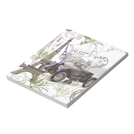 Vintag Paris Notizblock (Rotiert)