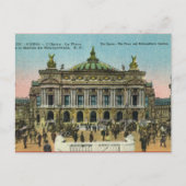 Vintag Paris, Oper Postkarte (Vorderseite)