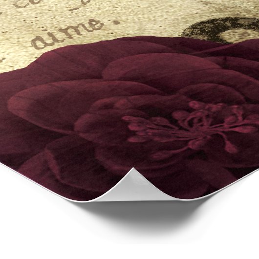 Vintag Paris Poster (Ecke)