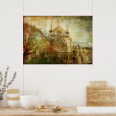 Vintag Paris Poster (Küche)