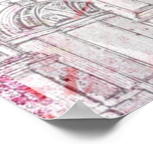 Vintag Paris Poster (Ecke)