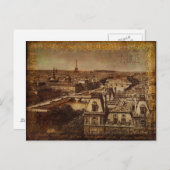 Vintag Paris Postkarte (Vorne/Hinten)