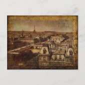 Vintag Paris Postkarte (Vorderseite)