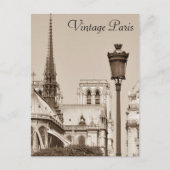 Vintag Paris Postkarte (Vorderseite)