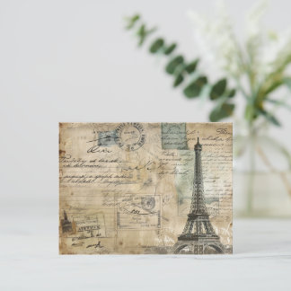 Vintag Paris Postkarte