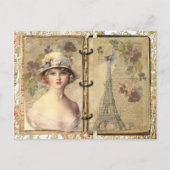Vintag Paris Postkarte (Vorderseite)