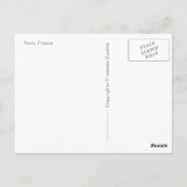 Vintag Paris Postkarte (Rückseite)