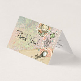 Vintag Paris Shabby Französischer Schmuck Danke Ka