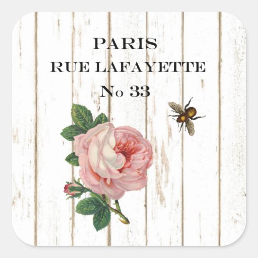 Vintag Paris Stickers (Vorderseite)