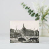Vintag Paris, Tribunal Postkarte (Stehend Vorderseite)