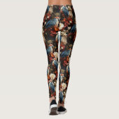 Vintag Parrot Floral Leggings (Rückseite)