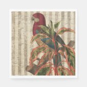 Vintag Parrot Tropical Serviette (Vorderseite)