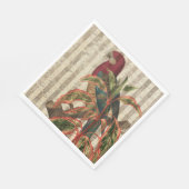 Vintag Parrot Tropical Serviette (Ecke)