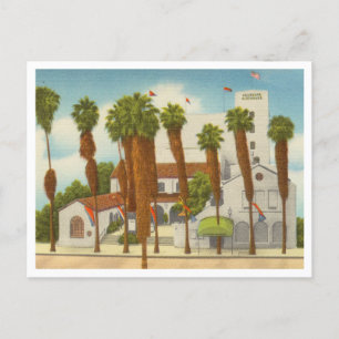Vintag Pasadena Playhouse Kalifornien in den 40er  Postkarte