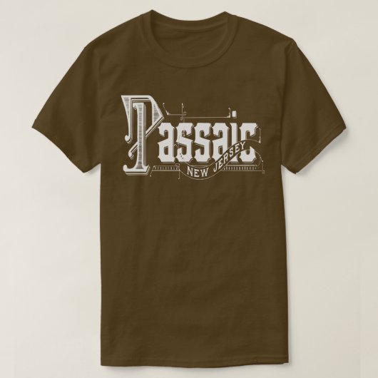 Vintag Passaic NJ T-Shirt (Design vorne)