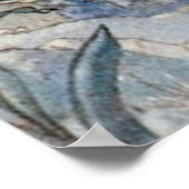 Vintag Pastel Blue Faires Poster (Ecke)