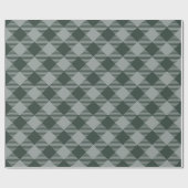 Vintag Pastel Blue Karo Gingham Pattern Geschenkpapier (Flach)