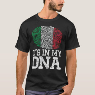 Vintag Patriotic ist in meinem DNA Italien Flag Fi T-Shirt