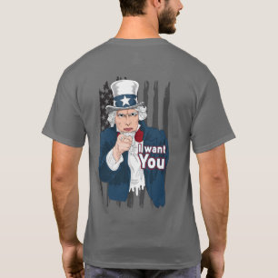 Vintag Patriotic Uncle Sam America T-Shirt