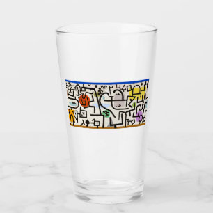 Vintag Paul Klee "Rich Port" farbenfroh Glas