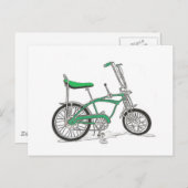 Vintag Pea Picker Raybike Rad Postkarte (Vorne/Hinten)