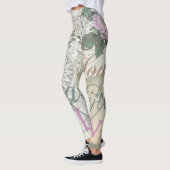 Vintag Peace Zuhause Schöne Liebe Leggings (Links)