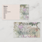 Vintag Peace Zuhause Schöne Liebe Visitenkarte (Vorne/Hinten)