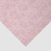 Vintag Peachy Pink Antique Damask Decoupage Seidenpapier (Detail)