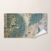 Vintag Peacock - Badetuch-Set Badhandtuch Set (Handtuch)