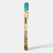 Vintag Peacock Birdcage Damask iPhone Case (Rückseite / Rechts)