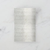 Vintag Peacocks Bird Cage Wedding Vielen Dank Dankeskarte (Innenseite)