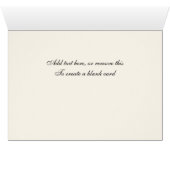 Vintag Peacocks Monogram Ivory BG (Innenansicht Horizontal (Unten))
