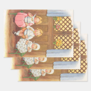 Vintag Peak Porridge Hot Childrens Kinderzimmer Rh Geschenkpapier Set