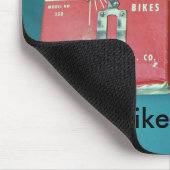 Vintag, Pearson, Fahrrad-Sirene Mousepad (Ecke)