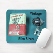 Vintag, Pearson, Fahrrad-Sirene Mousepad (Mit Mouse)