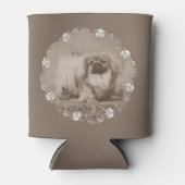 Vintag Pekingese Dosenkühler (Vorderseite)