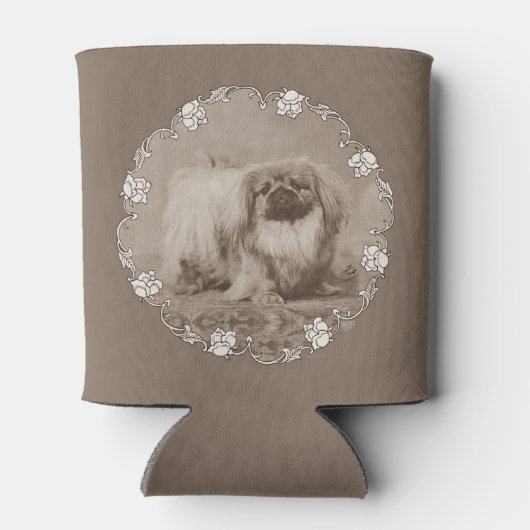 Vintag Pekingese Dosenkühler (Rückseite)