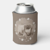 Vintag Pekingese Dosenkühler (Kanne Rückseite)