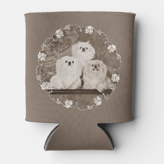 Vintag Pekingese Dosenkühler (Vorderseite)