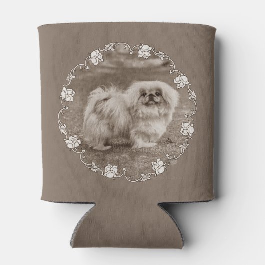 Vintag Pekingese Dosenkühler (Rückseite)