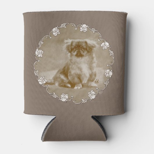 Vintag Pekingese Dosenkühler (Vorderseite)