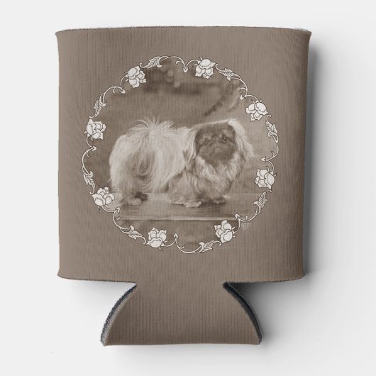 Vintag Pekingese Dosenkühler (Vorderseite)