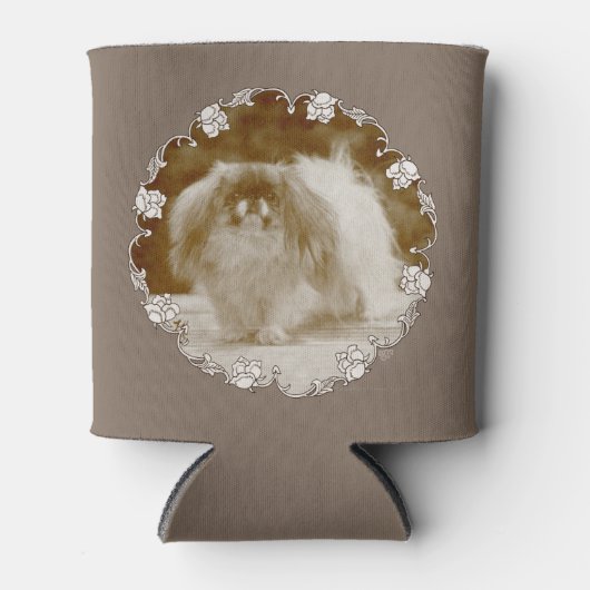 Vintag Pekingese Dosenkühler (Vorderseite)