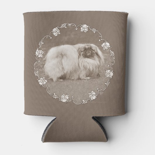 Vintag Pekingese Dosenkühler (Vorderseite)