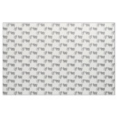 Vintag Pekingese Sketch Stoff (Yard (91,4 cm))