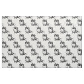 Vintag Pekingese Sketch Stoff (Fat Quarter (45,7 x 55,9 cm))