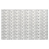 Vintag Pekingese Sketch Stoff (Yard (91,4 cm))