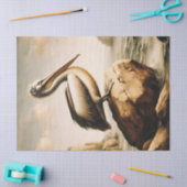 Vintag Pelican Decoupage Seidenpapier (Basteln)