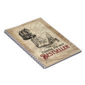 Vintag Penning the Next Bestseller Notebook House Notizblock (Rechte Seite)