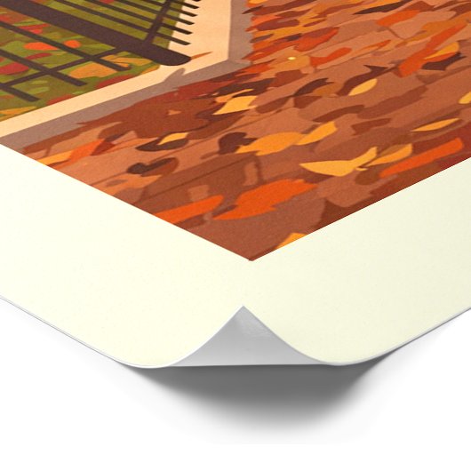 Vintag Pennsylvania Poster (Ecke)